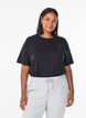 Sportliches T-Shirt aus Bio-Baumwolle, Schwarz, Model image number 0