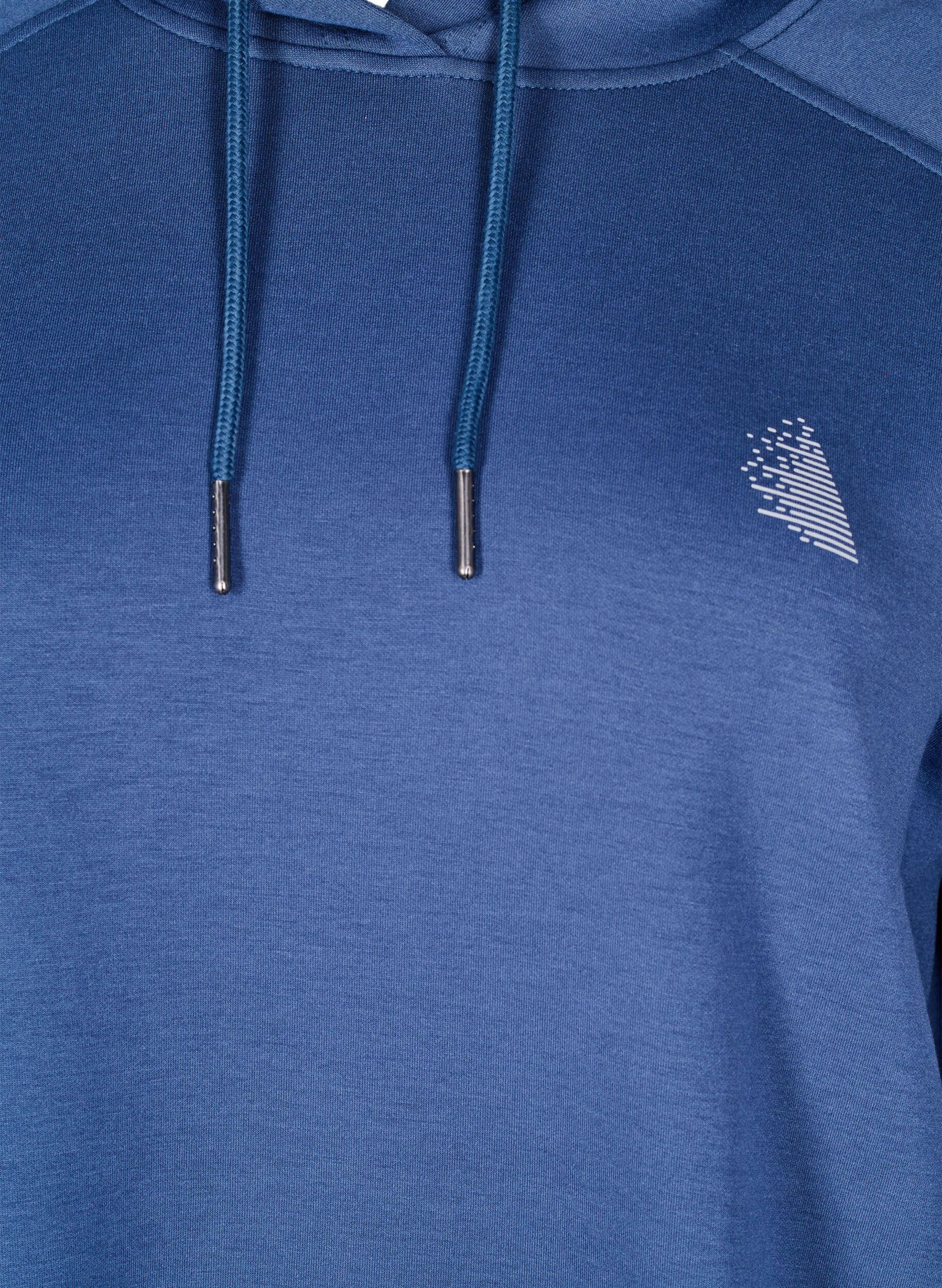Zizzi Sportlicher Hoodie, Vintage Indigo, Packshot image number 2