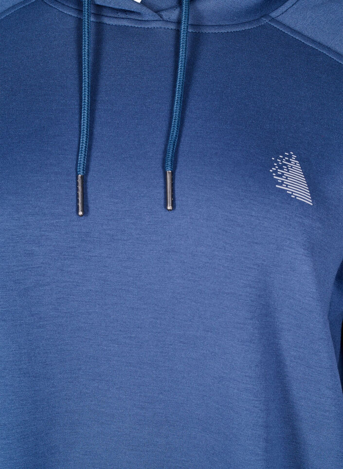Sportlicher Hoodie, Vintage Indigo, Packshot image number 2