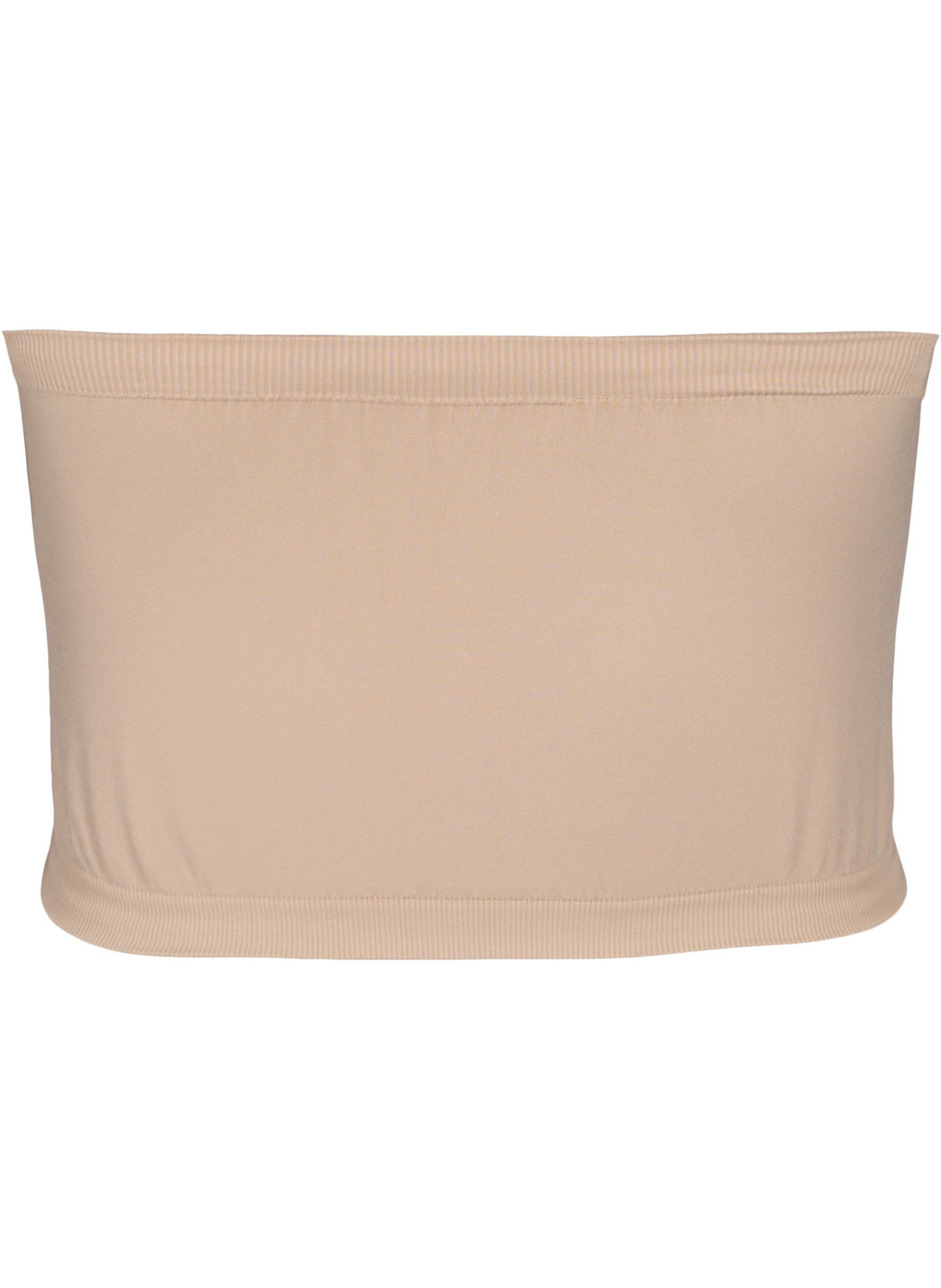 ZizziTr&auml;gerloser BH, Beige, Packshot image number 1