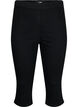 FLASH - Hoch taillierte Capri-Hose aus Denim mit Slim Fit, Schwarz, Packshot image number 0