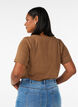 T-Shirt aus Baumwolle mit Print, Braun, Model image number 2