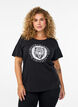 FLASH - T-Shirt mit Print., Schwarz, Model image number 0