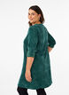 Velvet-Kleid mit Reißverschluss, Posy Green, Model image number 1