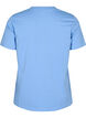 Basic-T-Shirt aus Baumwolle mit Rundhalsausschnitt, Blau, Packshot image number 1
