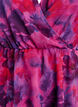 Gebl&uuml;mte Chiffonbluse mit kurzen &Auml;rmeln, Rot, Packshot image number 2