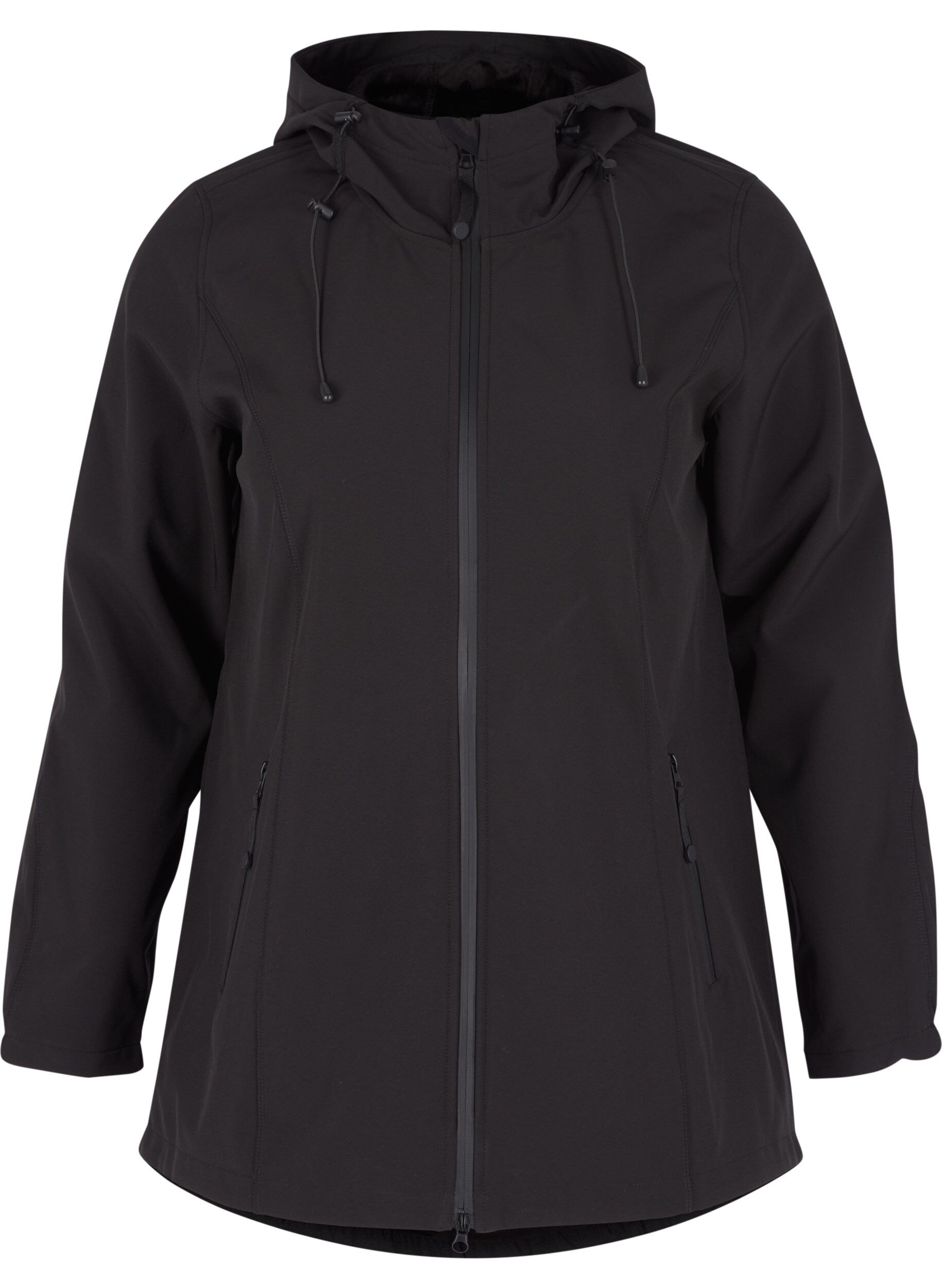 Zizzi Softshelljacke, Black, Packshot image number 0
