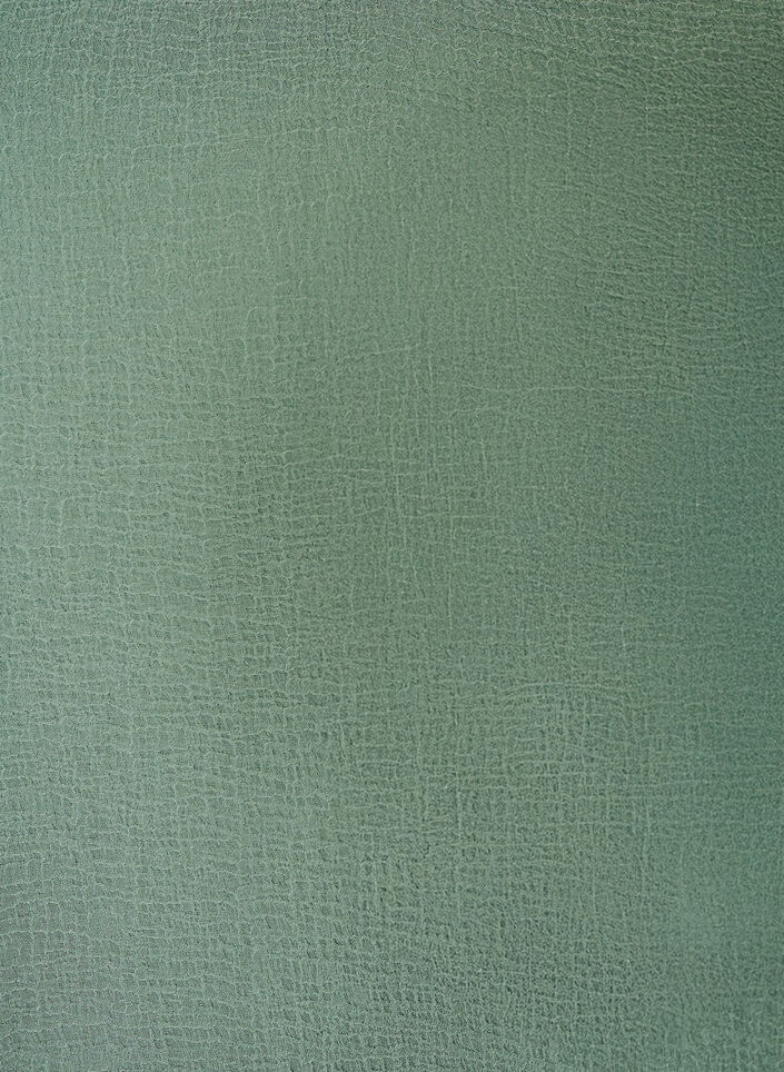 Bluse mit V-Ausschnitt und R&uuml;schen, Gr&uuml;n, Packshot image number 2