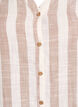 Hemdbluse aus Baumwolle mit V-Ausschnitt, Beige, Packshot image number 2