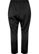 Satin Cargo Hosen, Black, Packshot image number 1