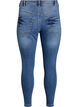 Kurze Amy Jeans mit Rei&szlig;verschlussdetail., Blau, Packshot image number 1