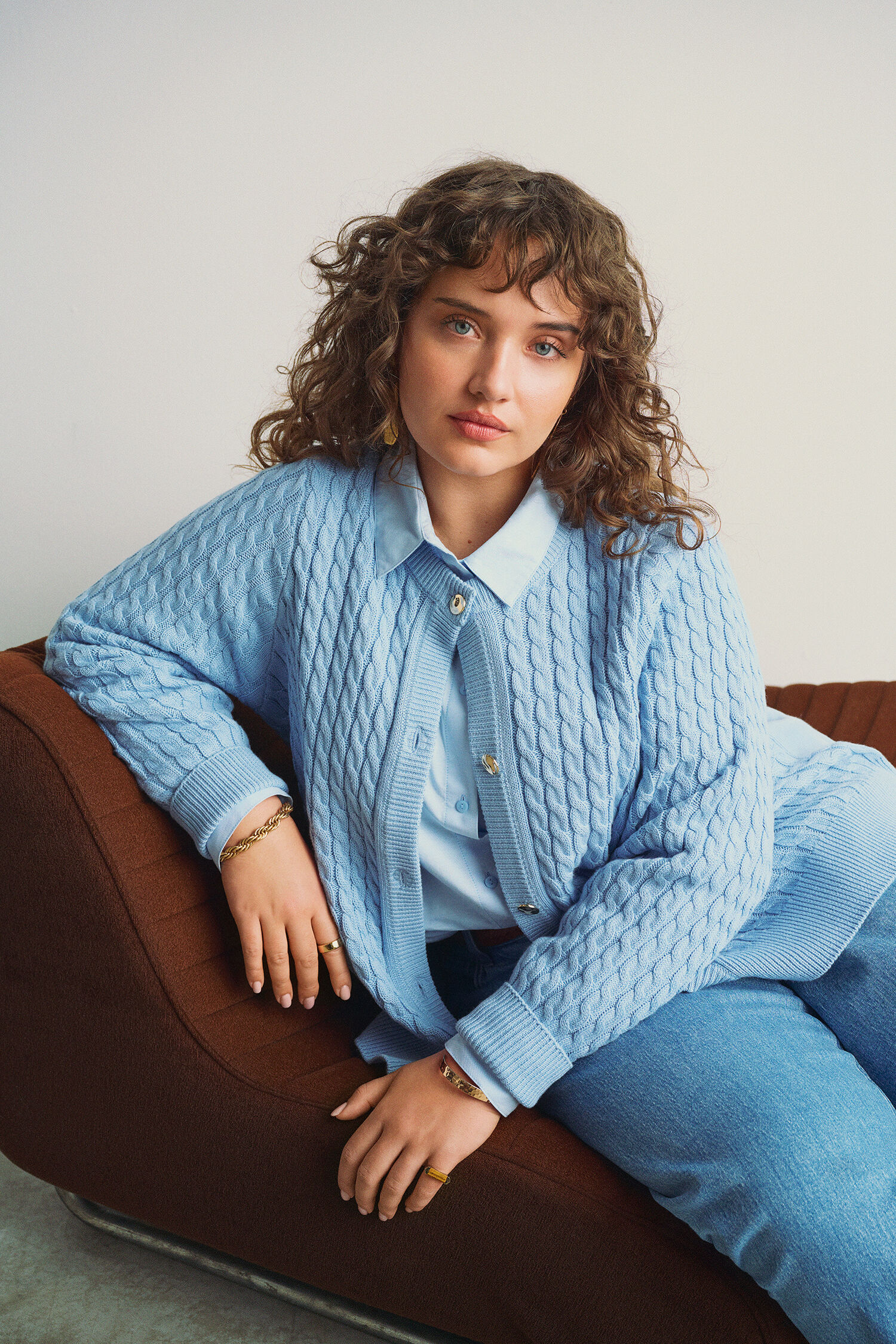 Zizzi Blaue Details, , Model