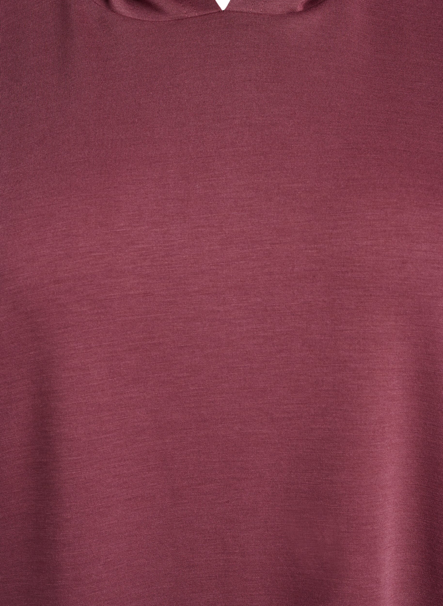 Zizzi Sweatshirtkleid mit kurzen &Auml;rmeln aus Modal-Mix, Braun, Packshot image number 2