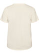 T-shirt aus Baumwolle mit Print, Vanille, Packshot image number 1