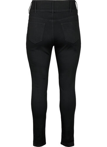 Super schlanke Bea Jeans mit extra hoher Taille, Black, Packshot image number 1