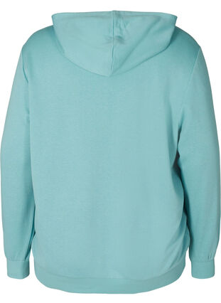 Sweatshirt mit Kapuze und Tasche, Cameo Blue, Packshot image number 1
