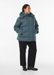 Kurze Steppjacke mit abnehmbarer Kapuze, Gr&uuml;n, Model image number 1