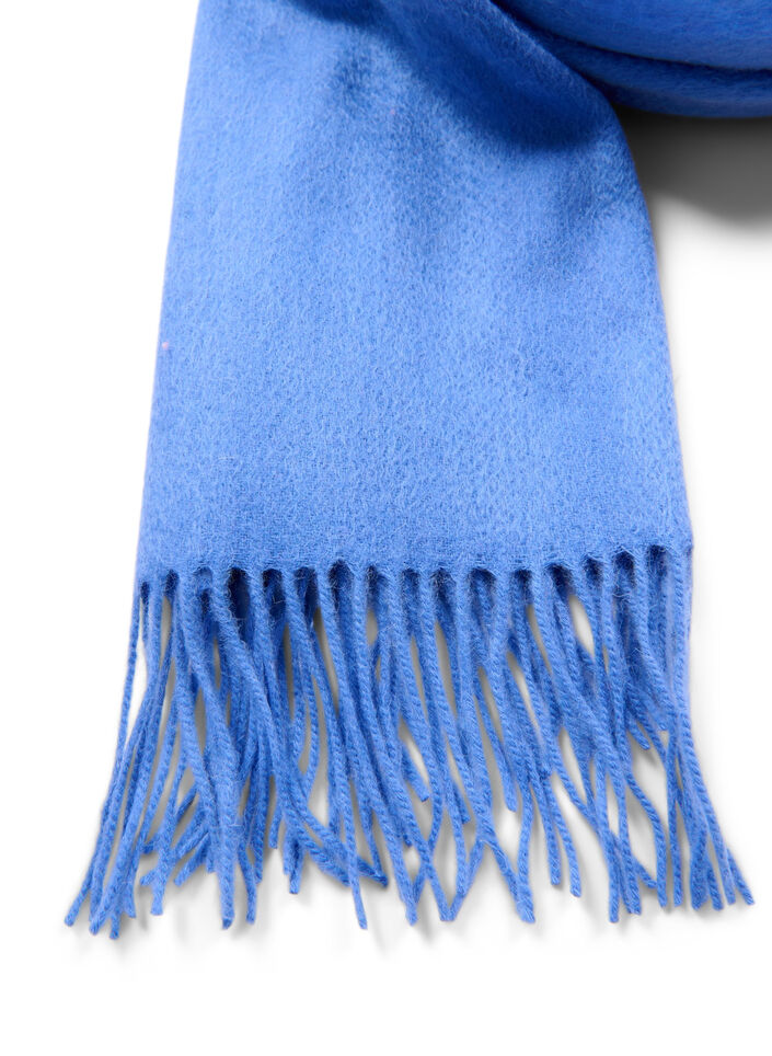 Schal aus Wollmischung, Blue Yonder, Packshot image number 1