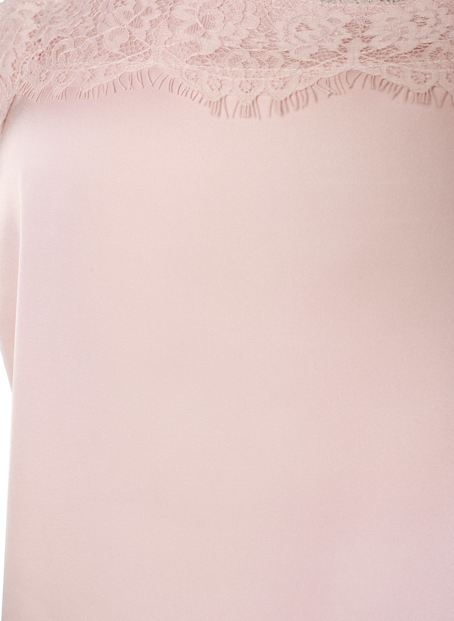 ZizziLanges Top aus Satin mit Spitzen, 9990, Packshot image number 2