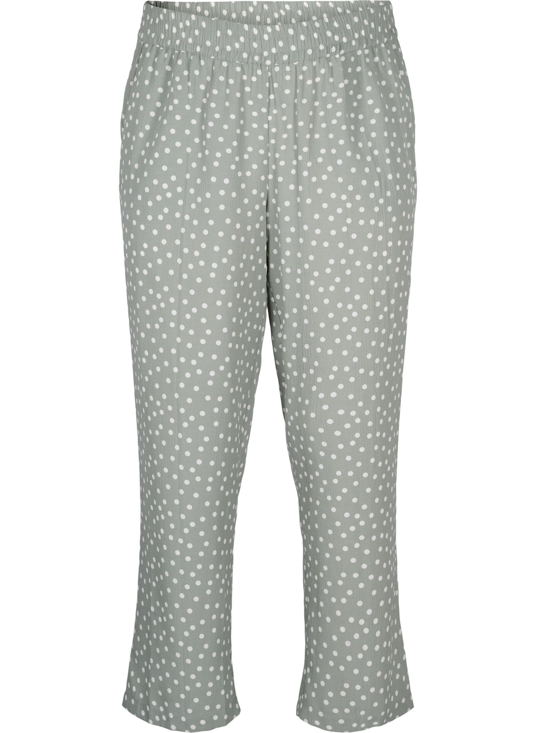 Zizzi FLASH &ndash; Hose mit Aufdruck und Taschen, Iceberg Green Dot, Packshot image number 0