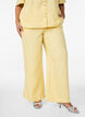 Lockere Hose mit elastischem Bund und Taschen, Gelb, Model image number 2