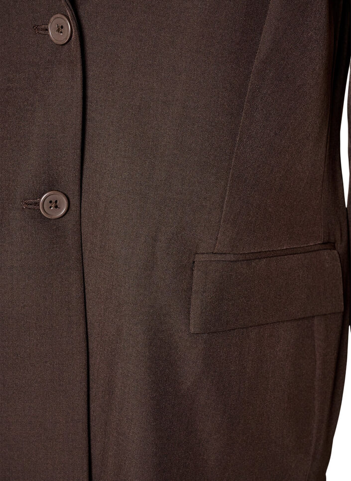 Blazer mit Taschen und Schlitzen, Braun, Packshot image number 2