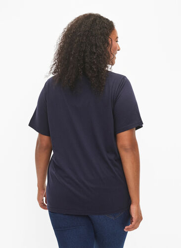 FLASH - T-Shirt mit Motiv, Navy Bl Rose Gold, Model image number 1