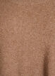 Lange Strickbluse mit Kugelkn&ouml;pfen, Braun, Packshot image number 2