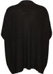Strickjacke mit offener Front und weiten &Auml;rmeln, Schwarz, Packshot image number 1