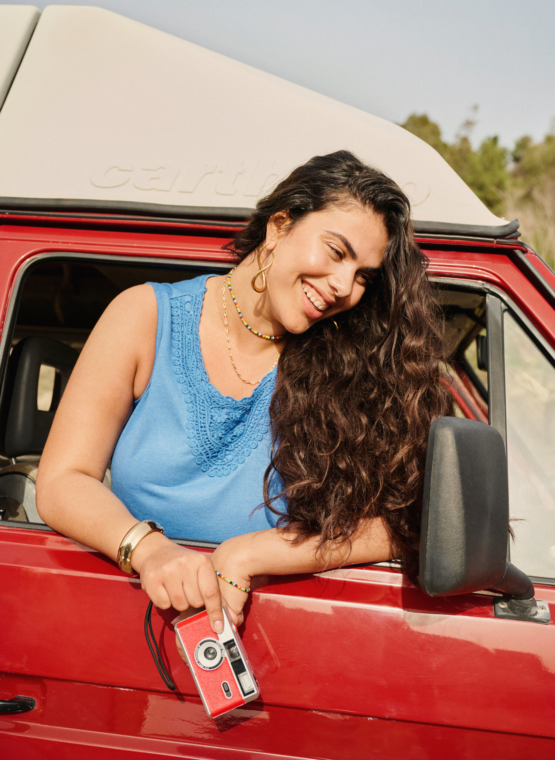 Zizzi &Auml;rmelloses Top mit Spitze, Marina, Image image number 0