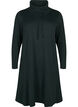 Hochgeschlossenes Jerseykleid mit Taschen, Grün, Packshot image number 0