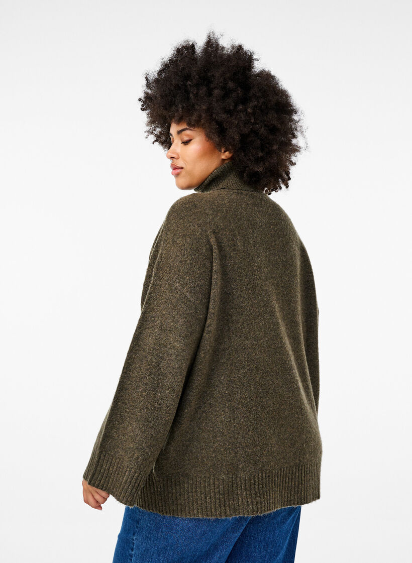 Rollkragenpullover aus Strick, Sea Turtle Mel., Model image number 1