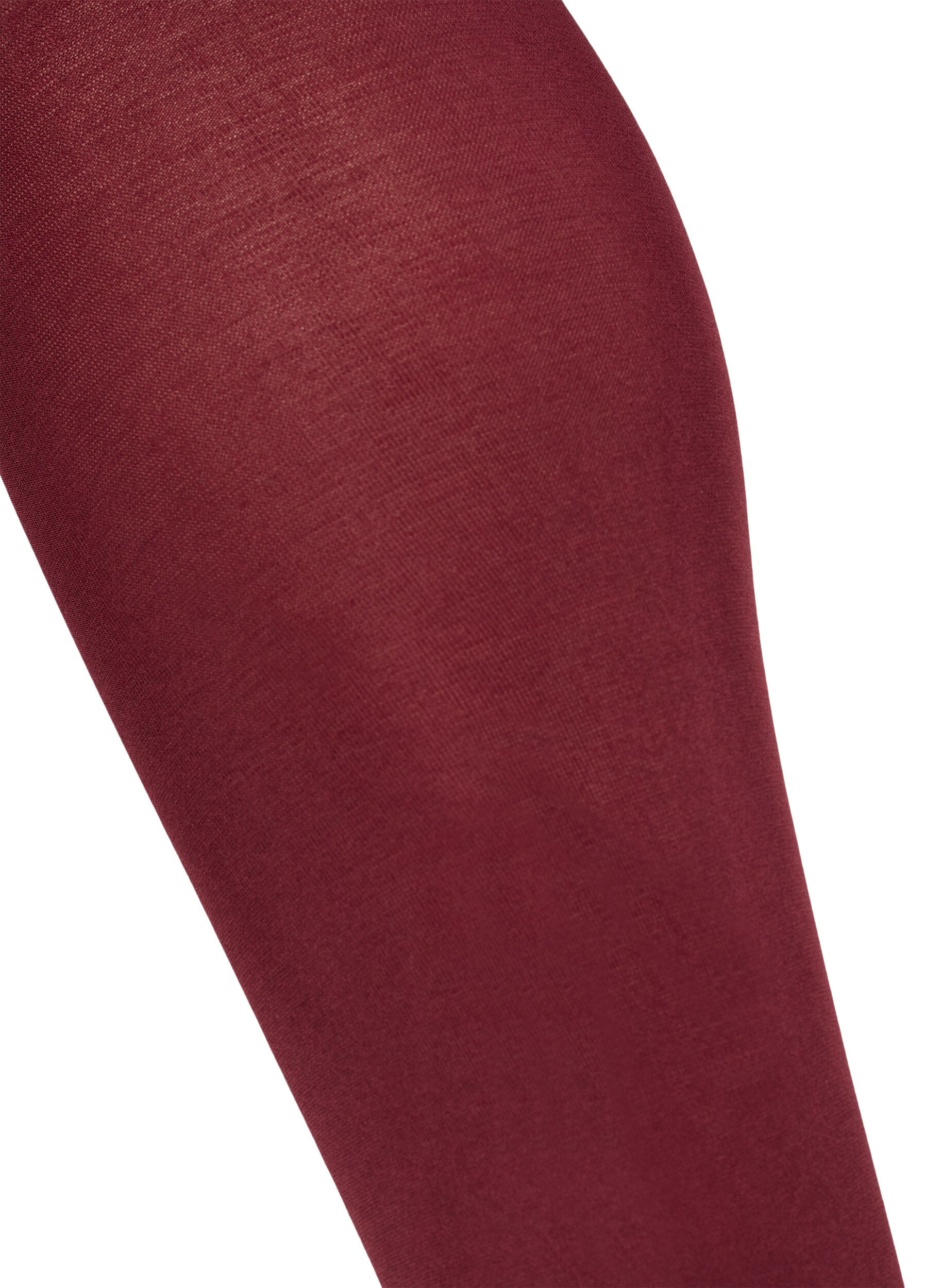 Zizzi Strumpfhose 100 den, Dunkles Bordeaux, Packshot image number 1