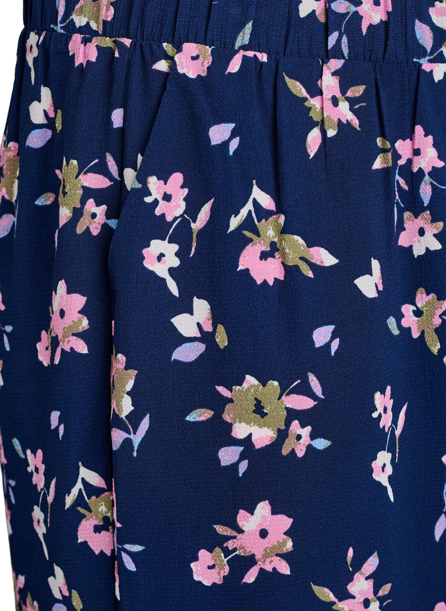 ZizziCulotte-Hose mit Print, Blau, Packshot image number 2