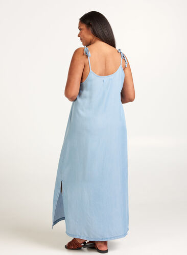Kleid, Light blue denim, Model image number 1