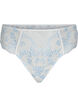 G-String mit Spitze und regulärer Taille, Tofu w. blue, Packshot image number 0