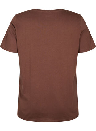 T-Shirt aus Bio-Baumwolle mit Druck (GOTS), Chestnut W. Be GF, Packshot image number 1