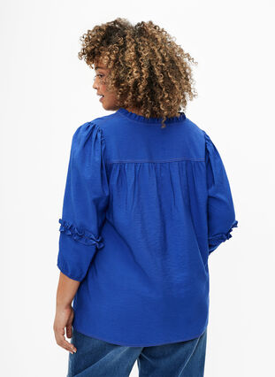 Bluse mit Ruffles, Surf the web, Model image number 1