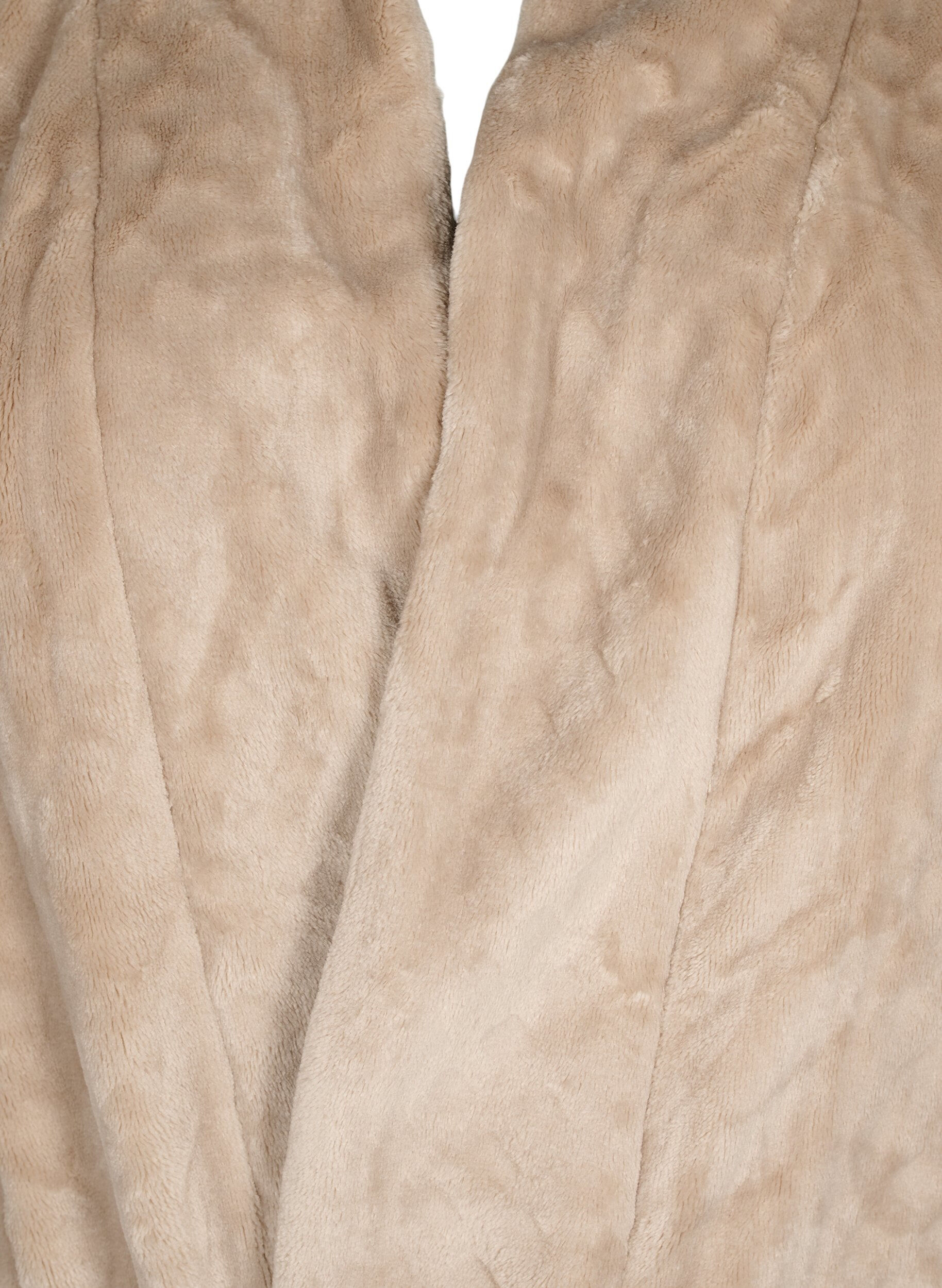 Zizzi Morgenmantel mit Taschen, Natural, Packshot image number 2