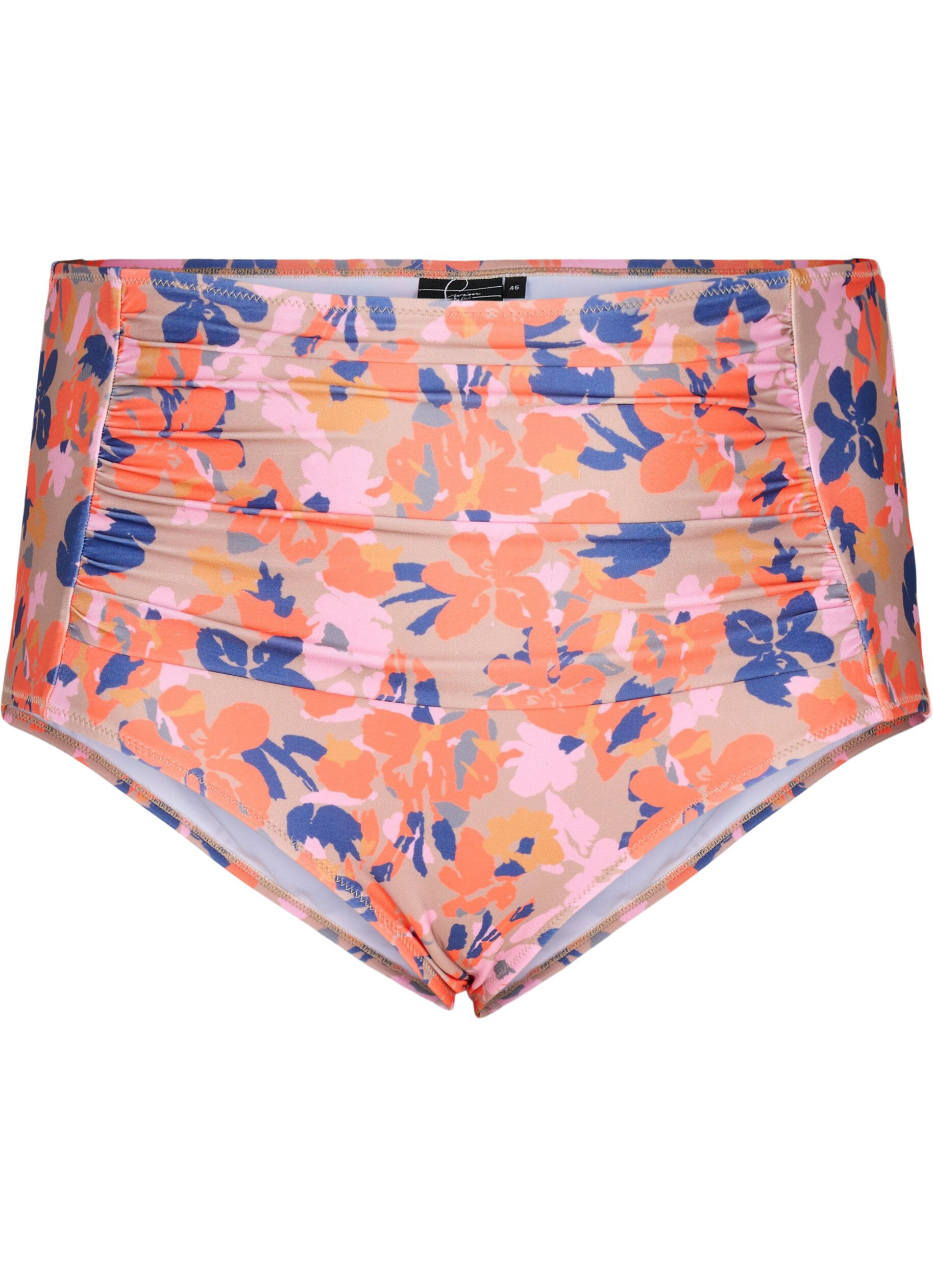 Extra hoch taillierte Bikini-Hose mit Print