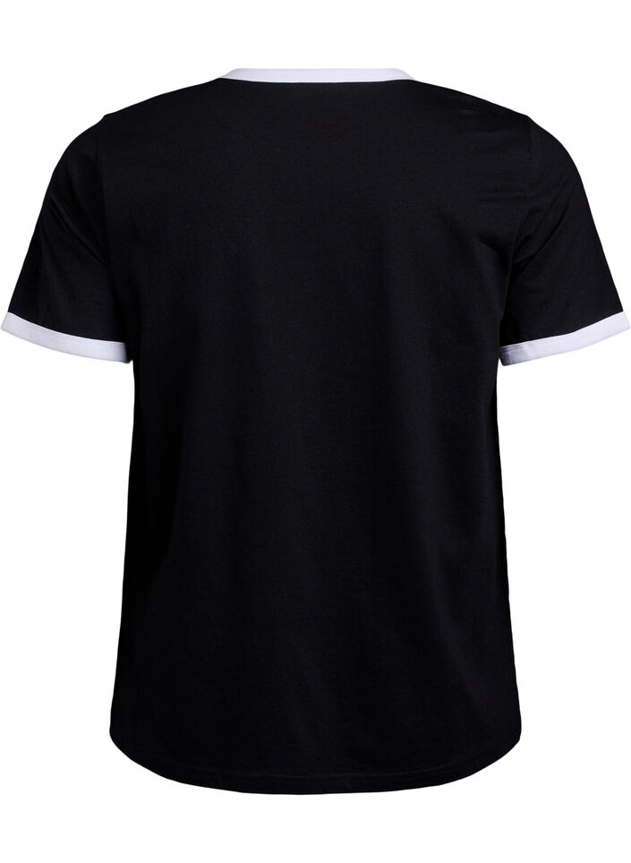 T-Shirt mit Textaufdruck, Black w.An. Wh.Paris, Packshot image number 1