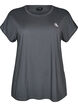 Einfarbiges Trainings-T-Shirt, Grau, Packshot image number 0