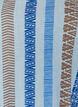 Kurzes Kleid aus Leinen und Viskose mit 3/4-&Auml;rmeln, Blau, Packshot image number 2