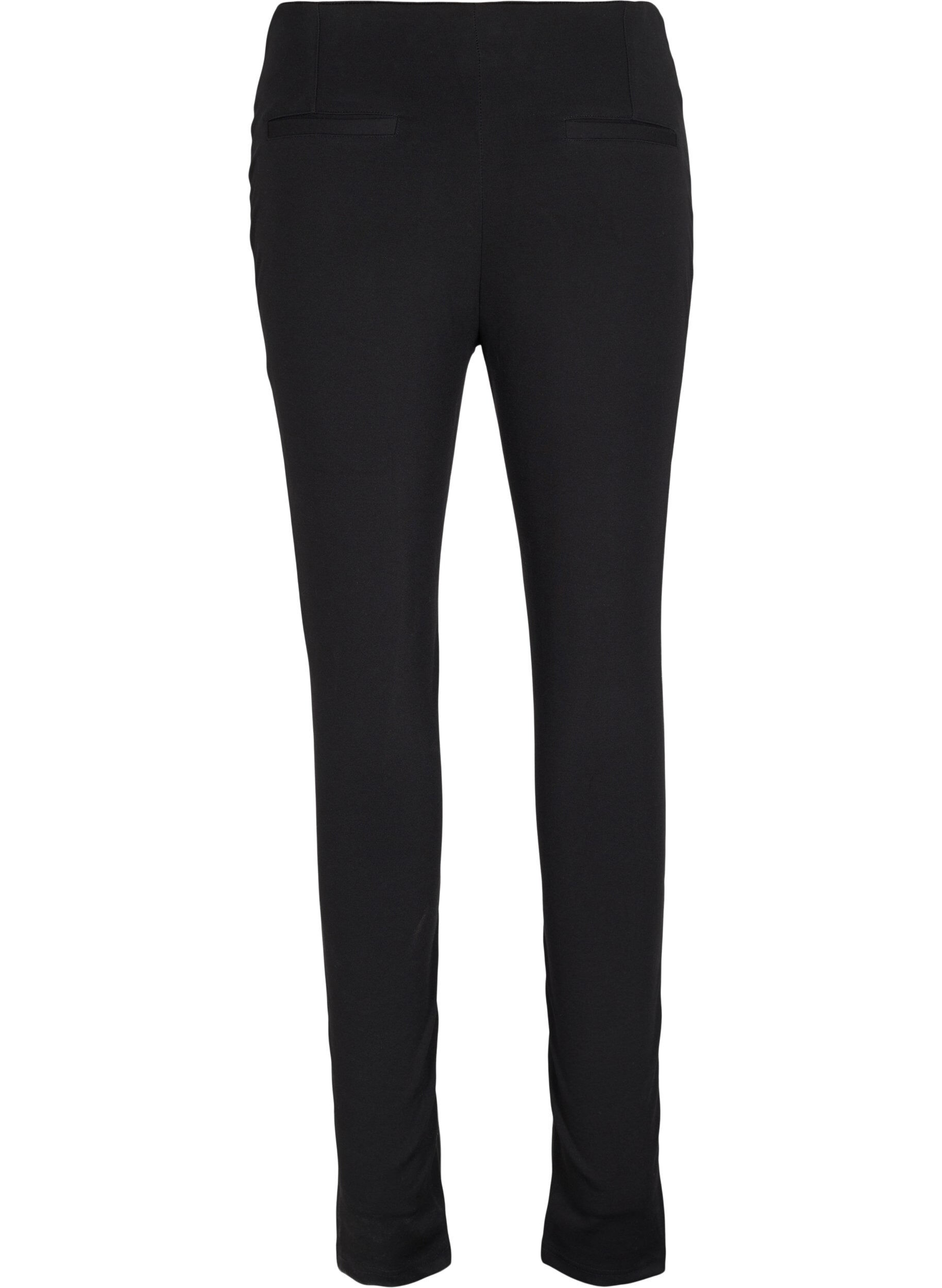 Zizzi Leggings aus Lederimitat, Black, Packshot image number 1