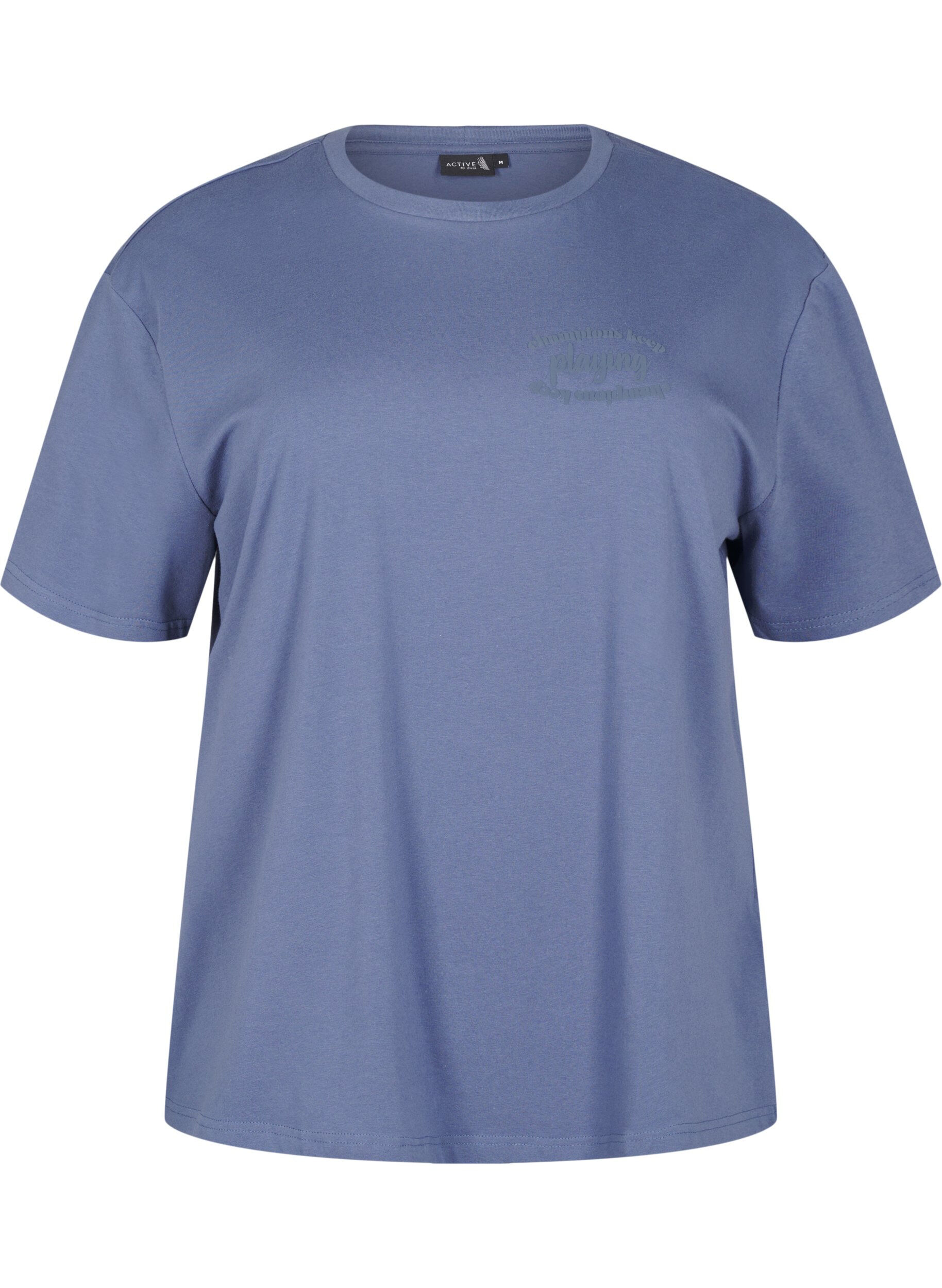 Zizzi Sportliches T-Shirt aus Bio-Baumwolle, , Packshot image number 0
