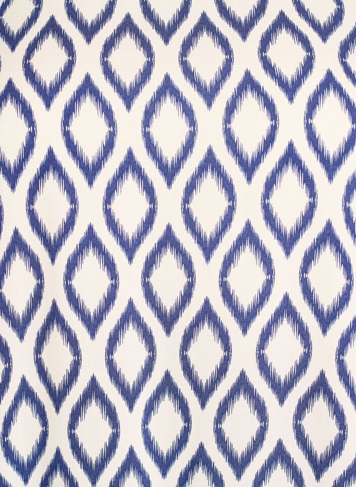 Kleid aus Viskose mit Schnittlinie, Blau, Packshot image number 2
