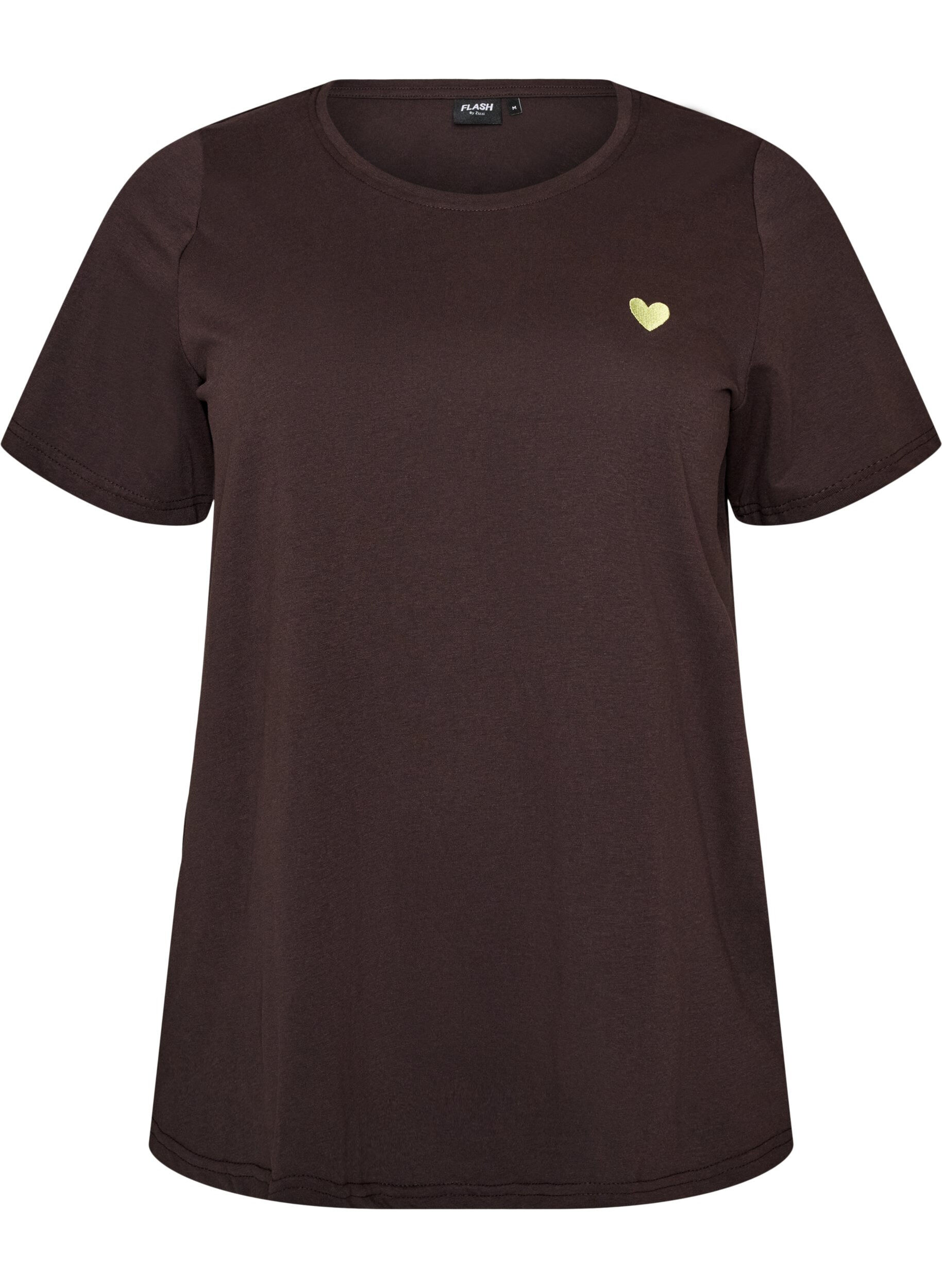 ZizziT-Shirt mit Print, Braun, Packshot image number 0