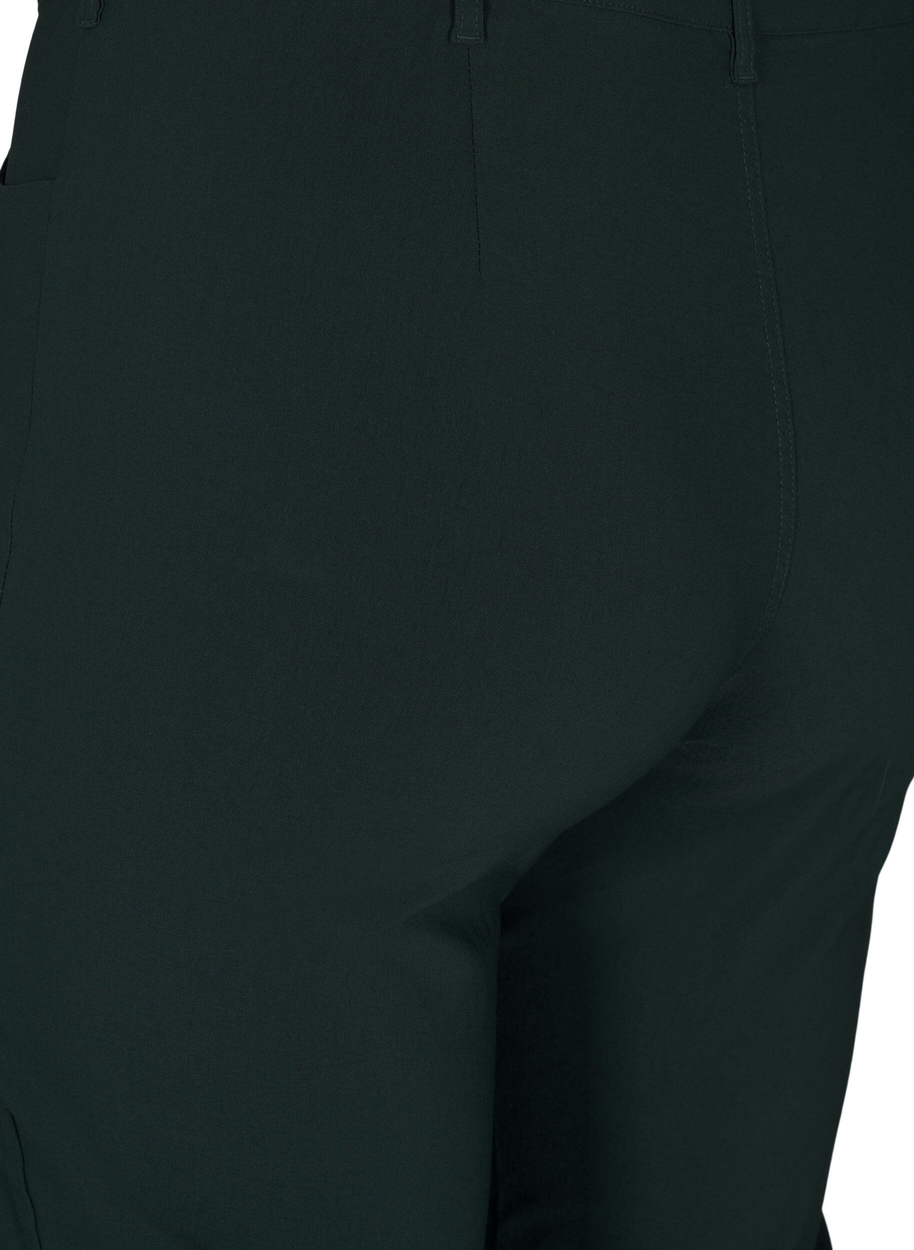 Zizzi Klassische Hose aus Viskosemischung, Gr&uuml;n, Packshot image number 3