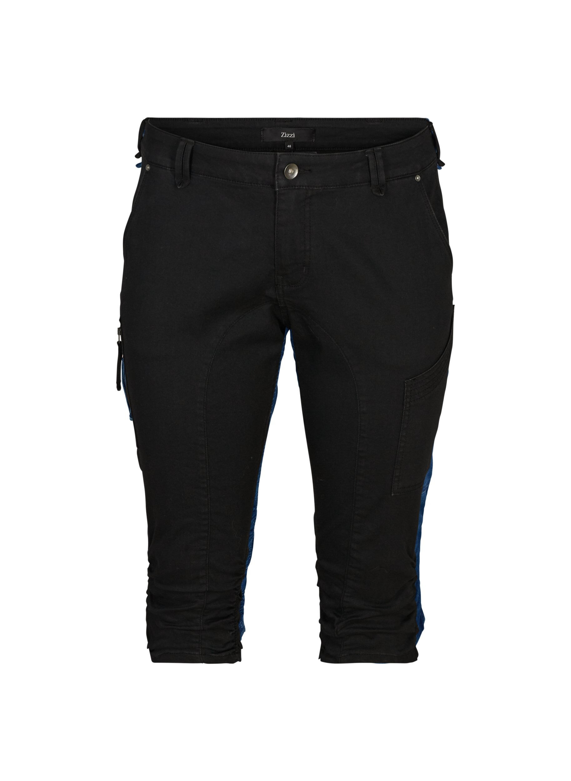 Slim Fit Capri-Jeans mit Taschen