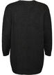 Lange Strickjacke mit Taschen, Schwarz, Packshot image number 1